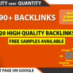 20 da 90 Backlinks for your Website